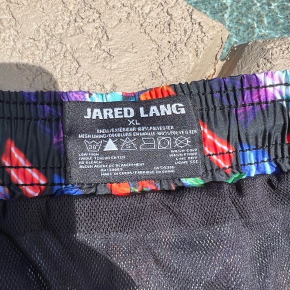 Jared Lang Swim Trunks Neon print - Picture 2 of 9
